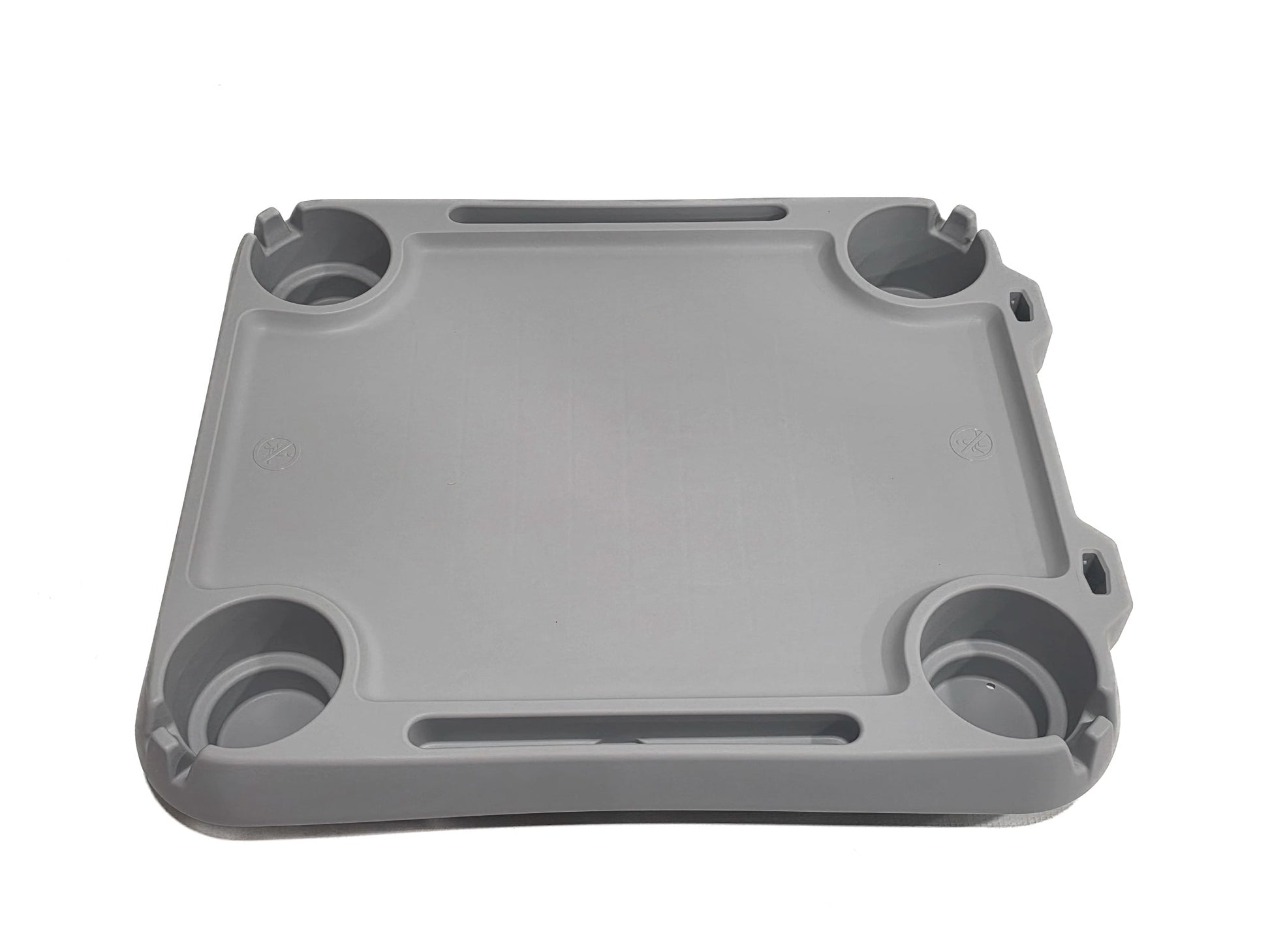 Sea-Doo Switch Replacement Table Top, gray plastic with cup-holder recesses.