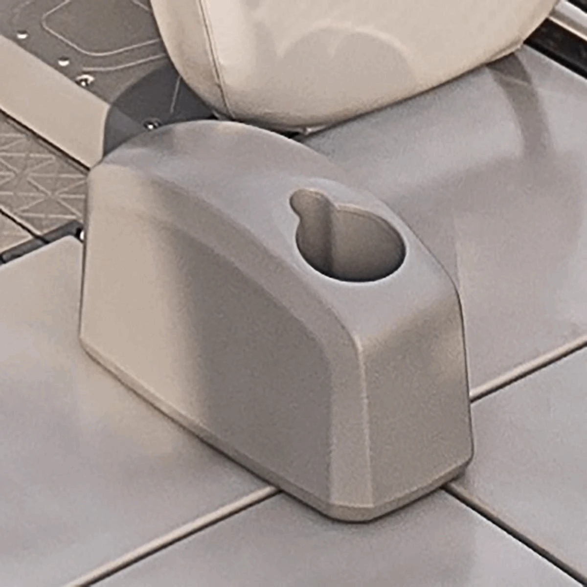 Sea-Doo Switch Soft Armrest with Cup Holder, gray plastic base