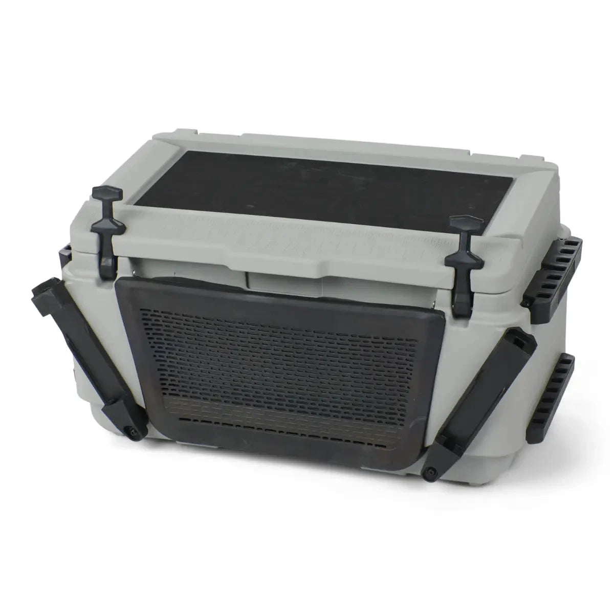 Sea-Doo LinQ 13.5 gal cooler with double latches; gray body and black front grille