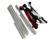 Sea-Doo Switch Support Pole Kit for 21' models with aluminum poles and red/black/white straps