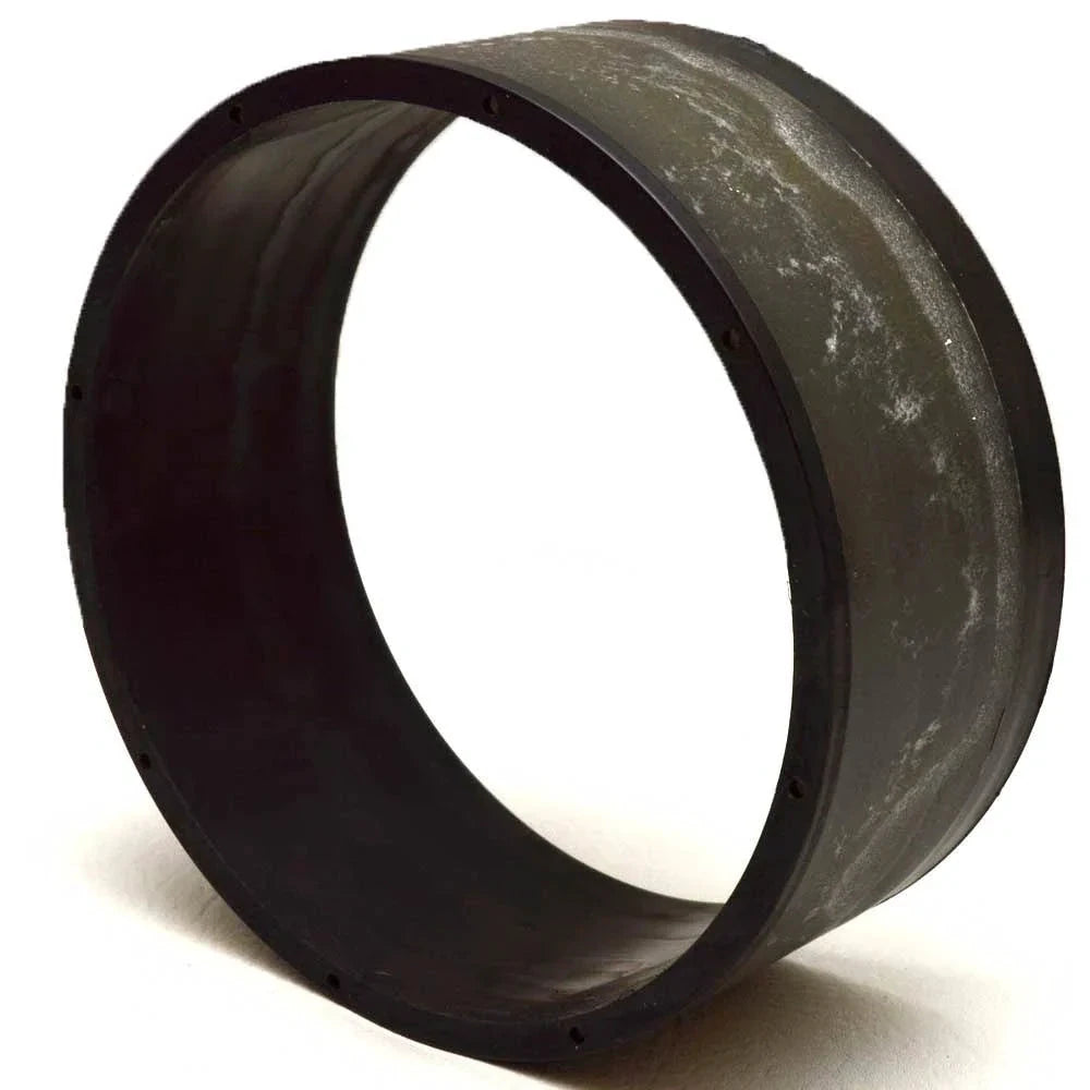 Sea-Doo wear ring, BRP OEM watercraft engine part; black circular ring with wear marks