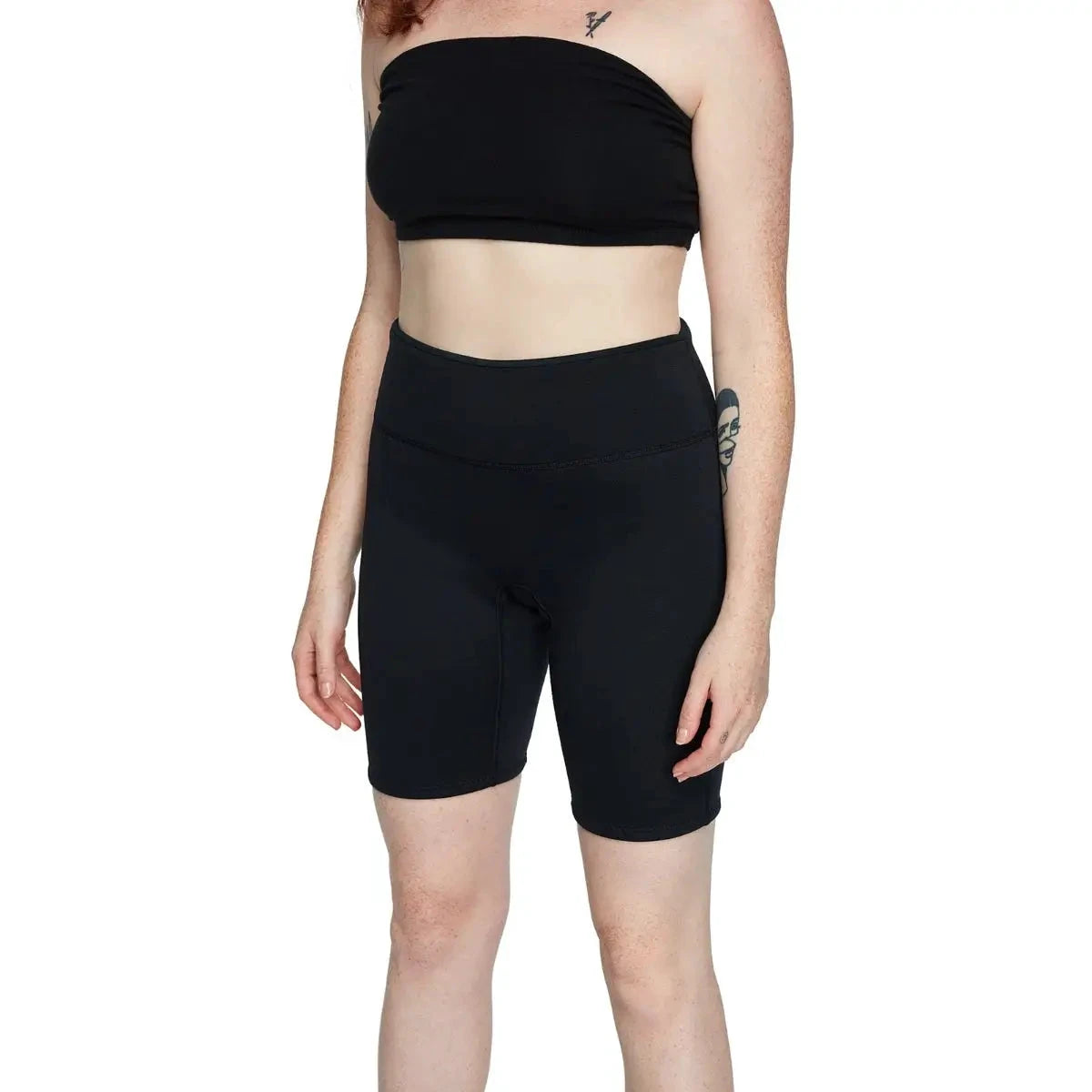Sea-Doo Ladies' Neoprene Shorts, black neoprene riding gear