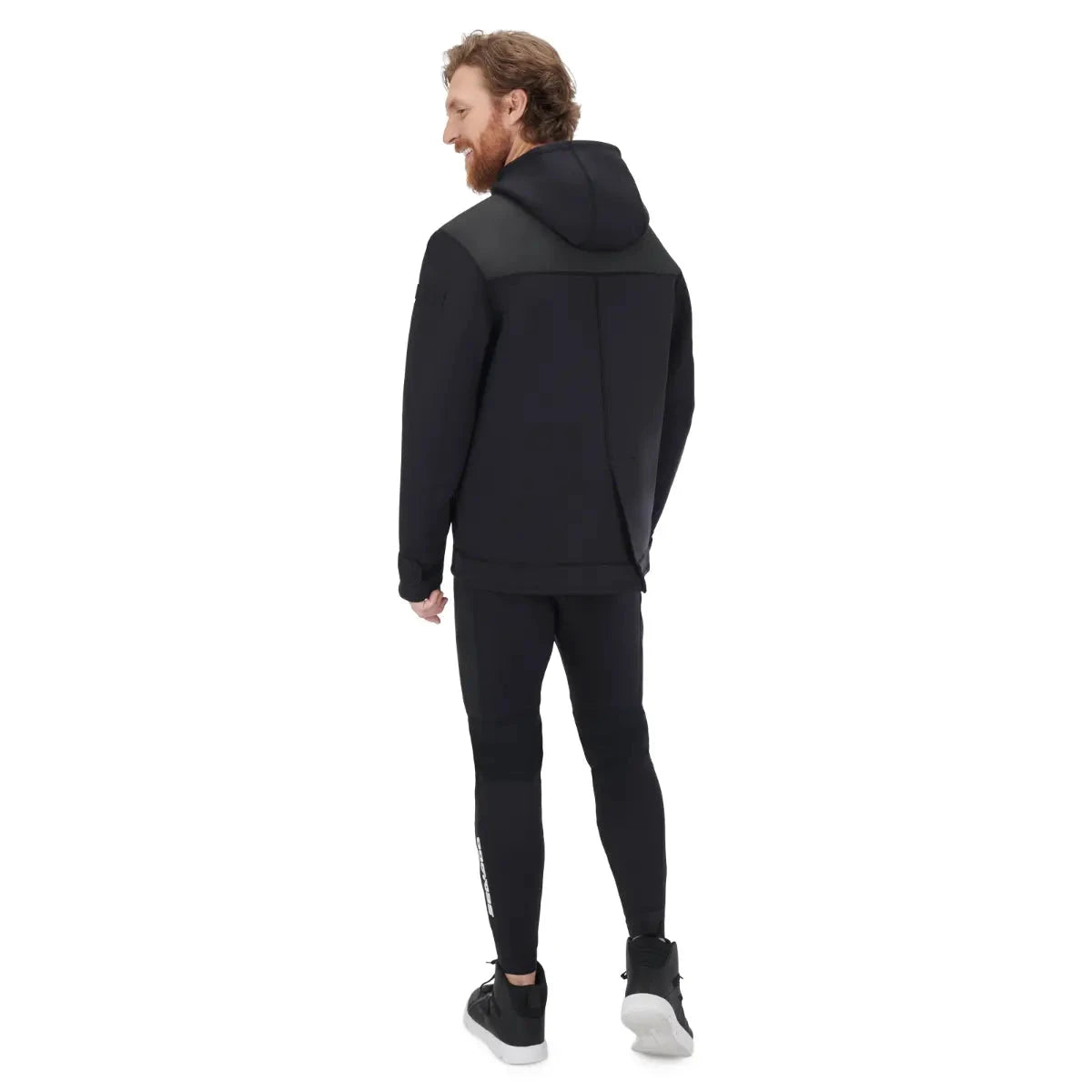 Sea-Doo Men's Neoprene Explorer Riding Jacket, black hooded riding gear
