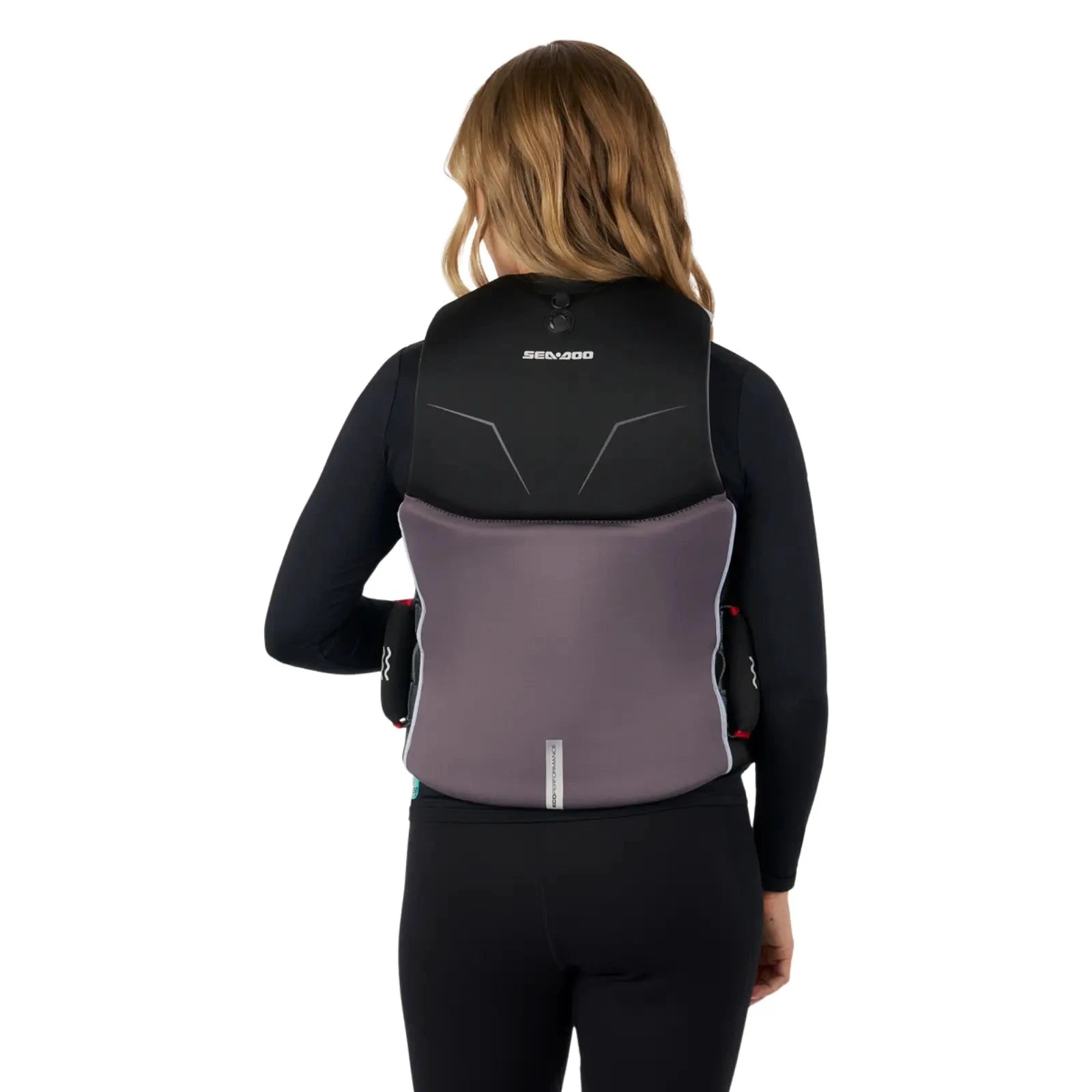 Sea-Doo Wave Grip PFD Life Jacket, unisex, black with gray panels