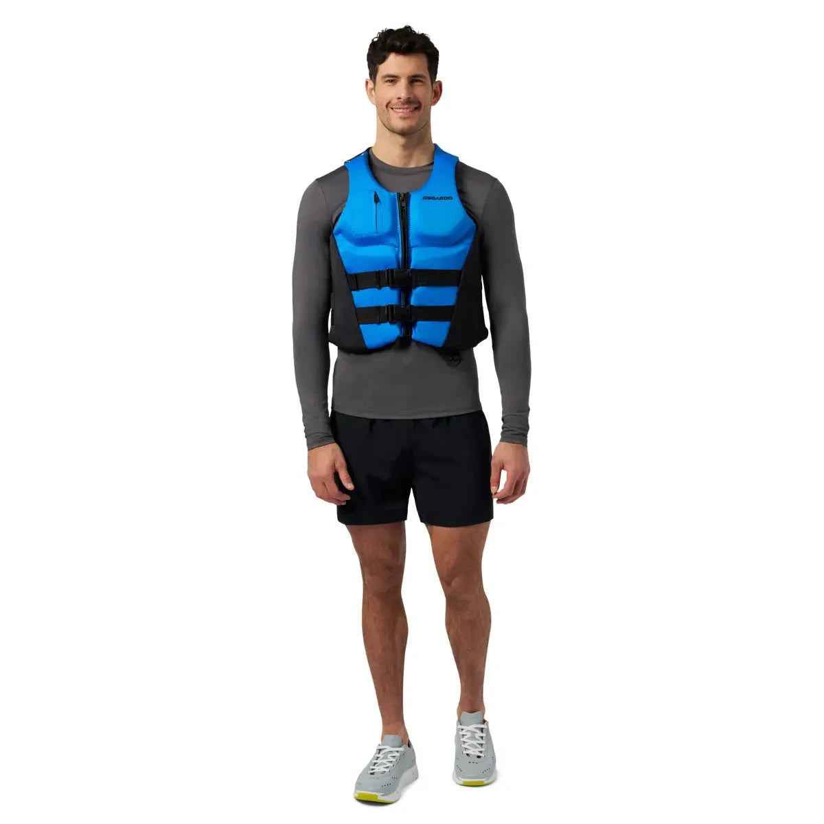 Sea-Doo Wave Life Jacket/PFD, blue with black adjustable straps