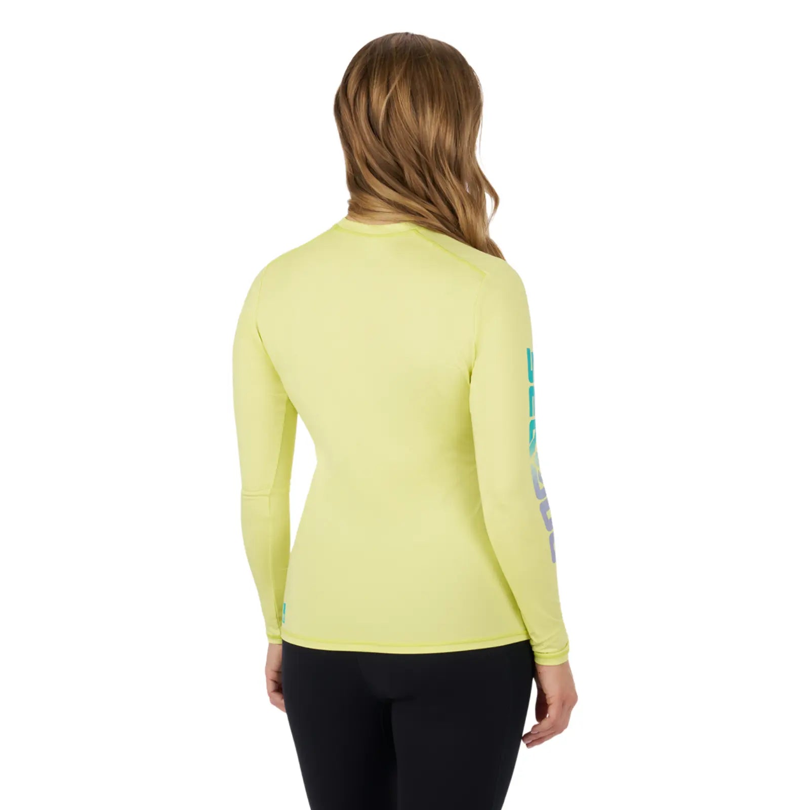 Sea-Doo Women's Long Sleeve Rashguard, BRP riding gear in yellow