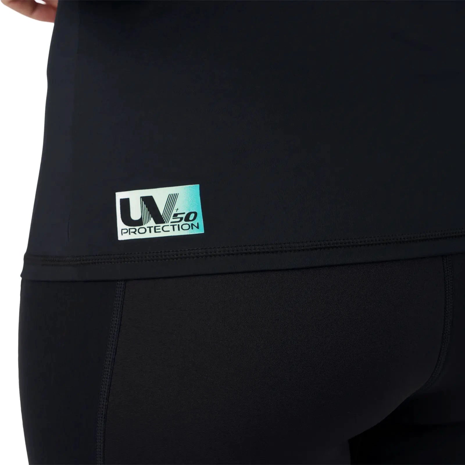 Sea-Doo women's long sleeve rash guard, black, UV 50 protection riding gear