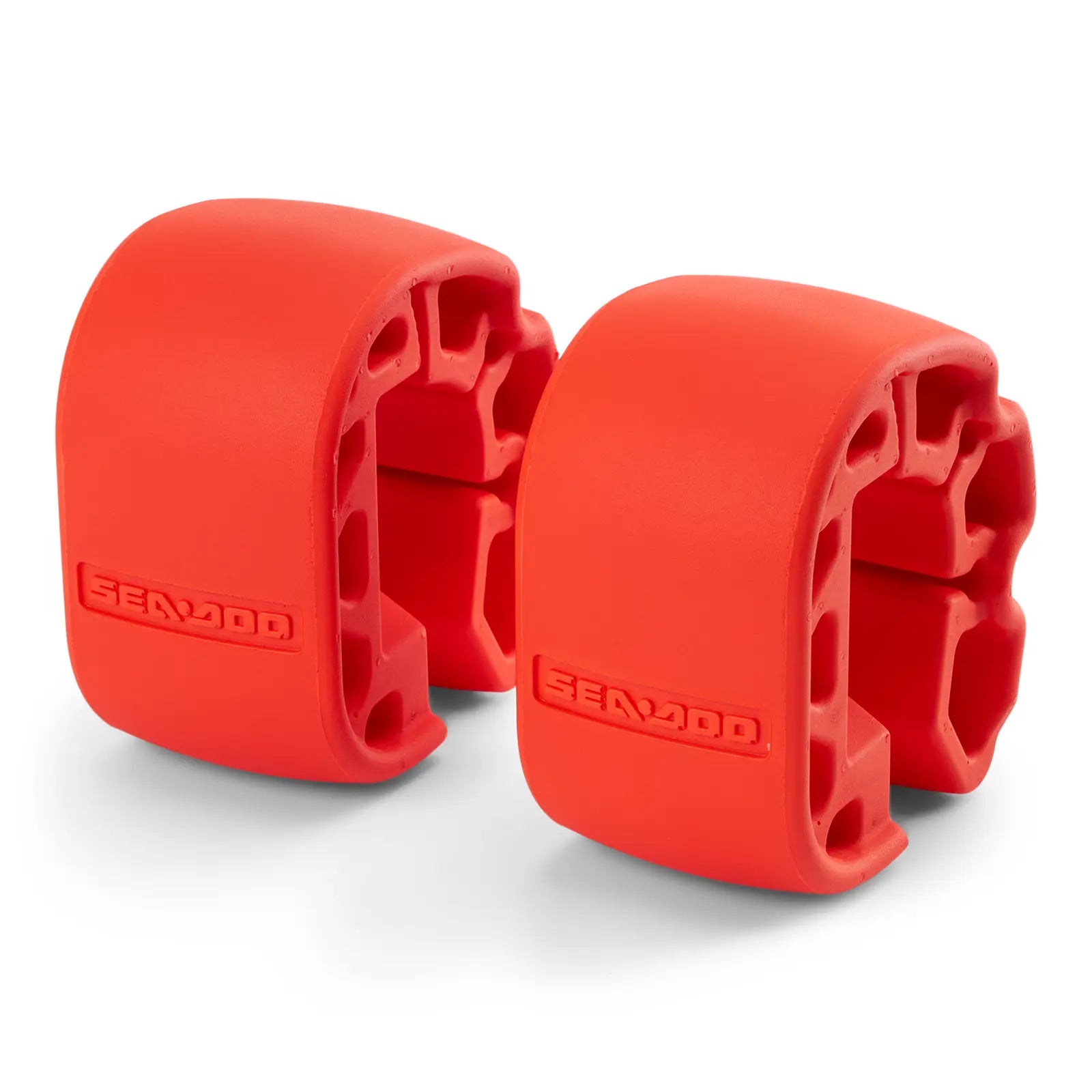 Sea-Doo Snap-in Fenders 295100418, red rubber docking fenders, pair.