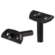Sea-Doo Snap-in Fenders Installation Kit, docking accessories; two black plastic fender blocks with mounting posts