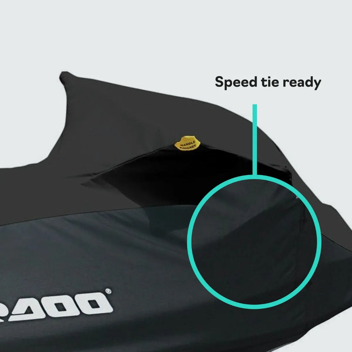 Sea-Doo OEM PWC cover in black for GTX/RXT Wake, 2010–2017