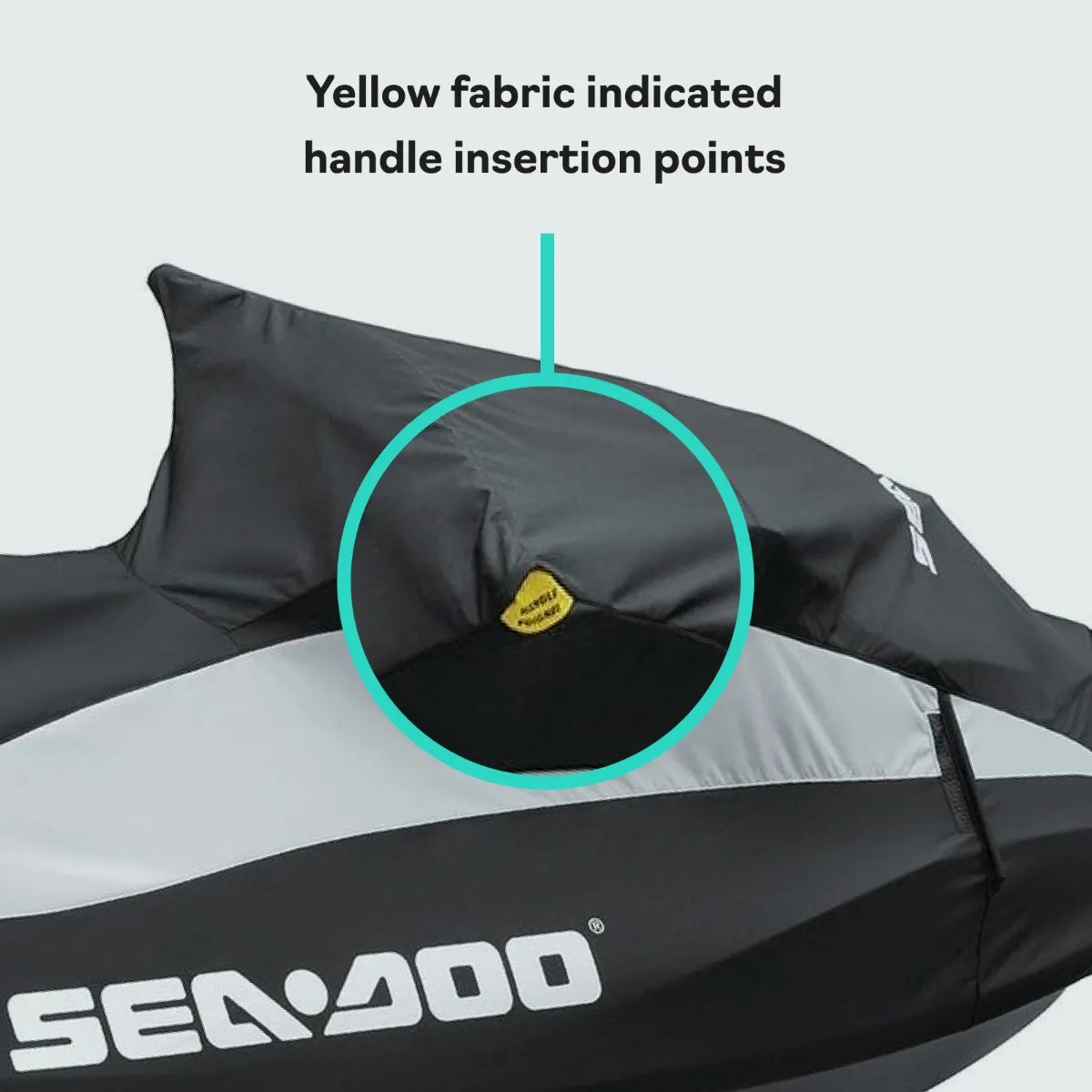 Sea-Doo PWC cover; OEM black watercraft storage cover for 2011–2019 GTS/GTI & Wake 155