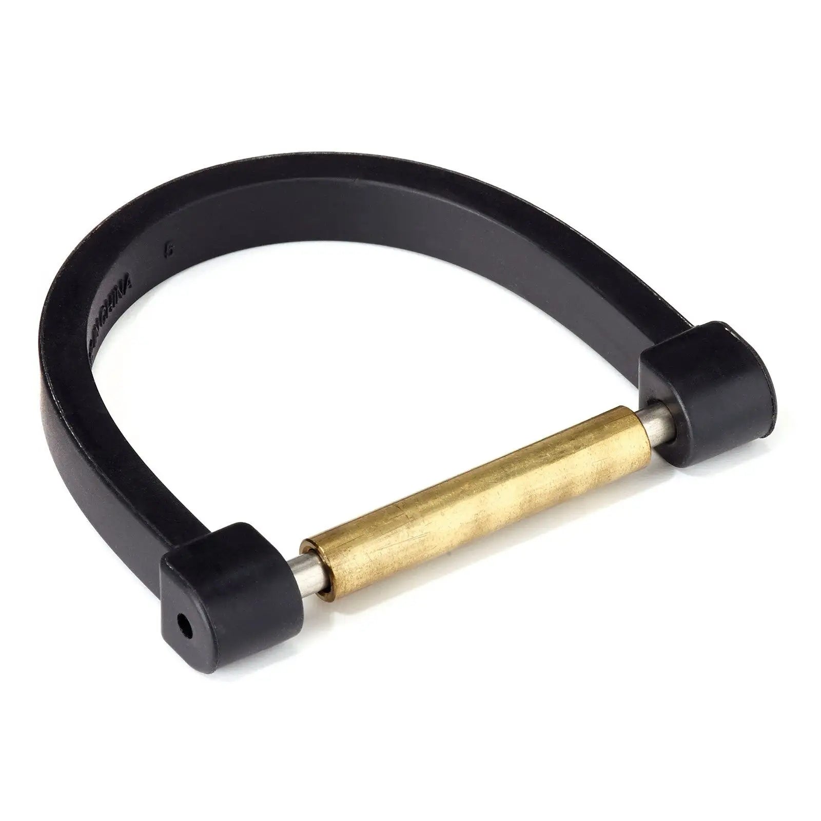 Sea-Doo Ski Pylon strap replacement kit; black circular ring with brass shaft and end caps
