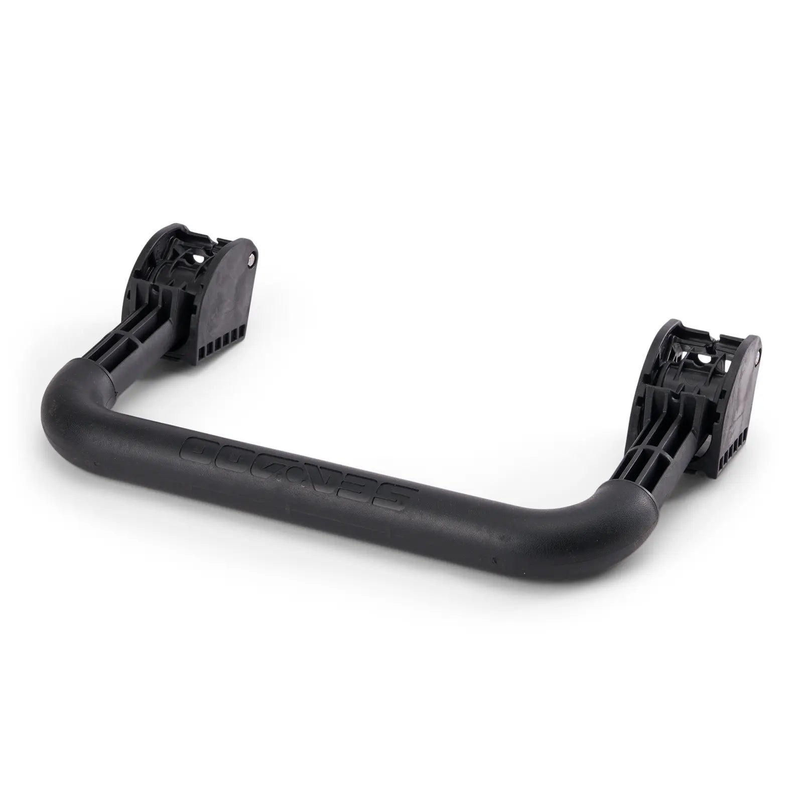 Sea-Doo boarding ladder, black curved plastic tube with mounting brackets for PWCs.