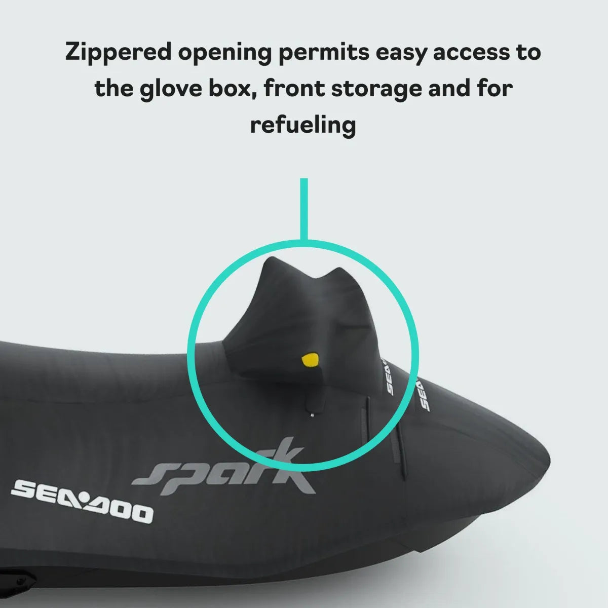 Sea-Doo OEM PWC Cover Spark 3 Up - black for 2014–2023 Spark 3 watercraft