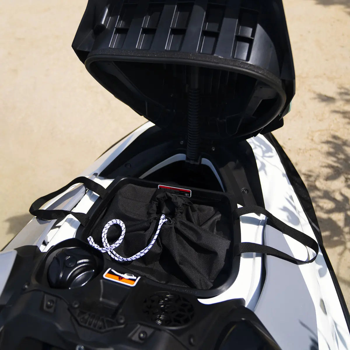 Sea-Doo removable storage bin organizer, 3.4 US gal, black, for PWC