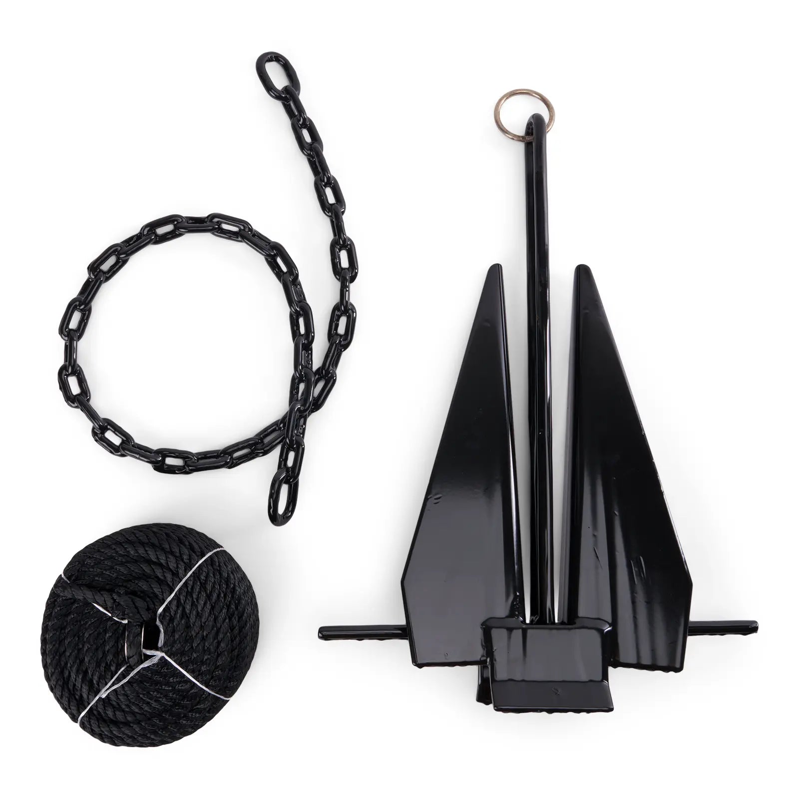 Sea-Doo Switch Anchor Kit including black anchor, chain, and rope ball