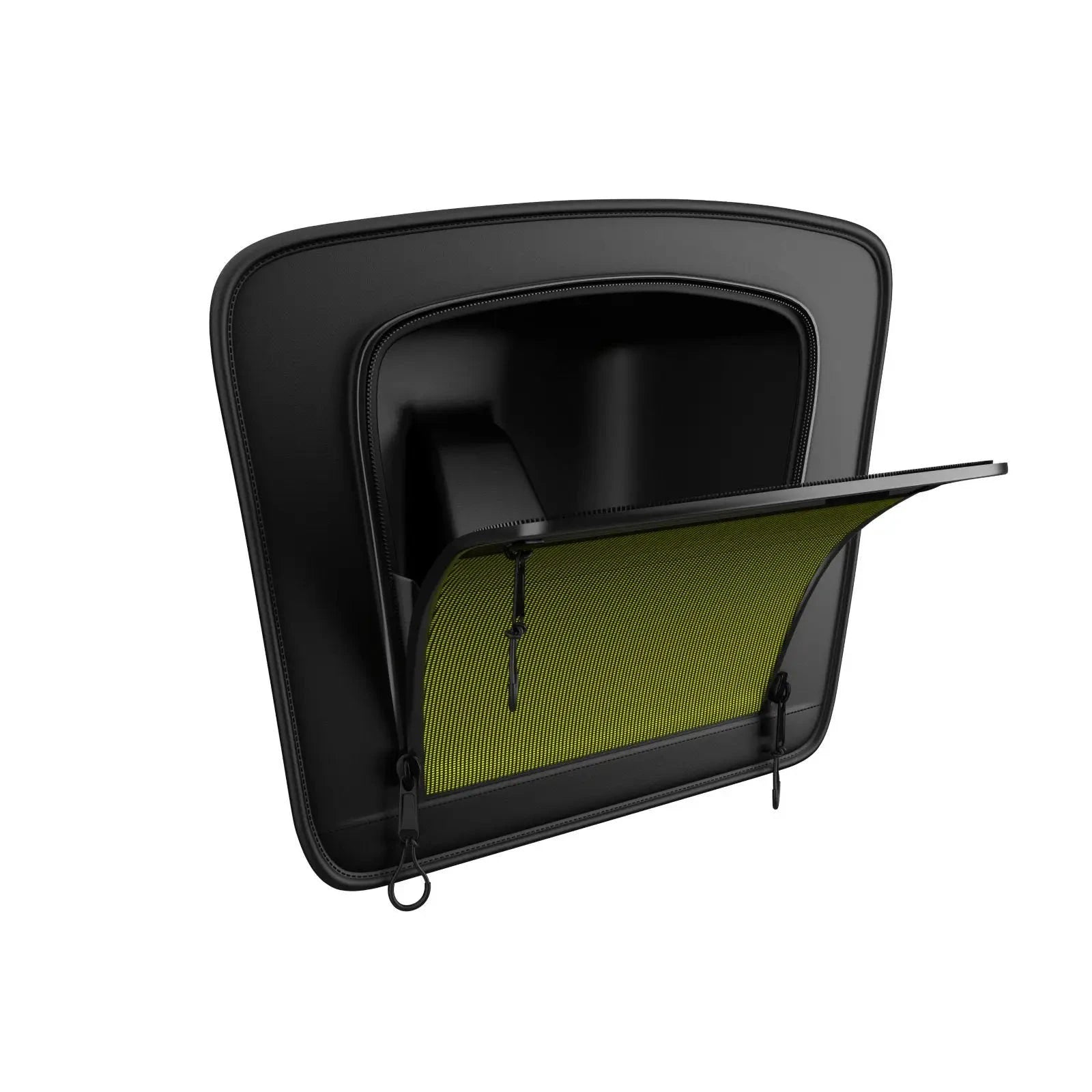 Sea-Doo GTI & GTR Lid Organizer, black with green mesh pocket