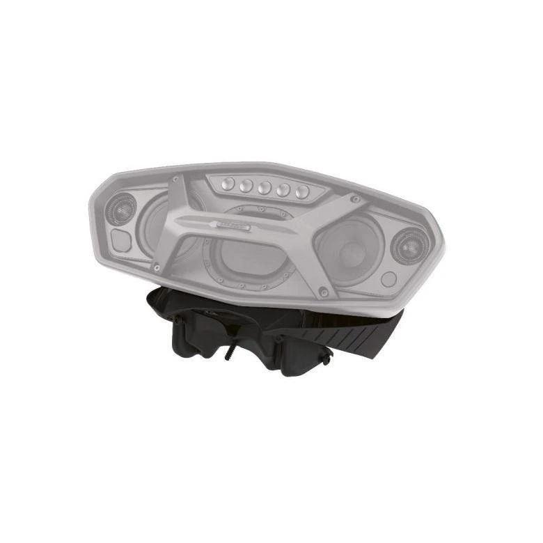 Sea-Doo Spark Audio-Portable System Support Base with black mounting base and gray speaker unit