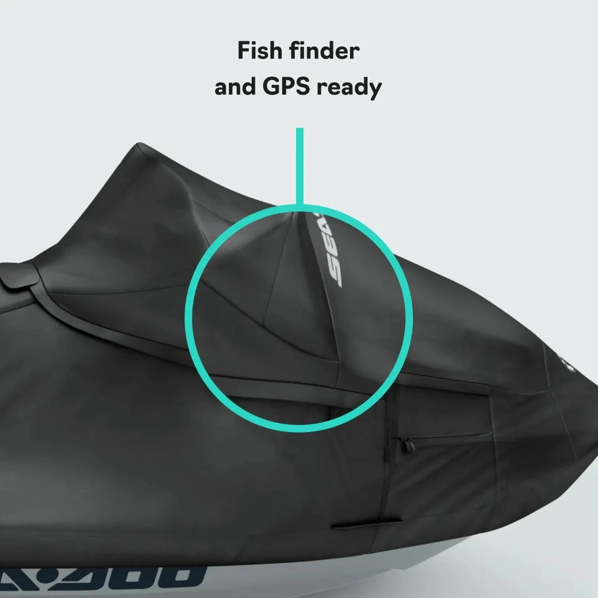 Sea-Doo PWC cover for Fish Pro Trophy & Sport, black BRP OEM