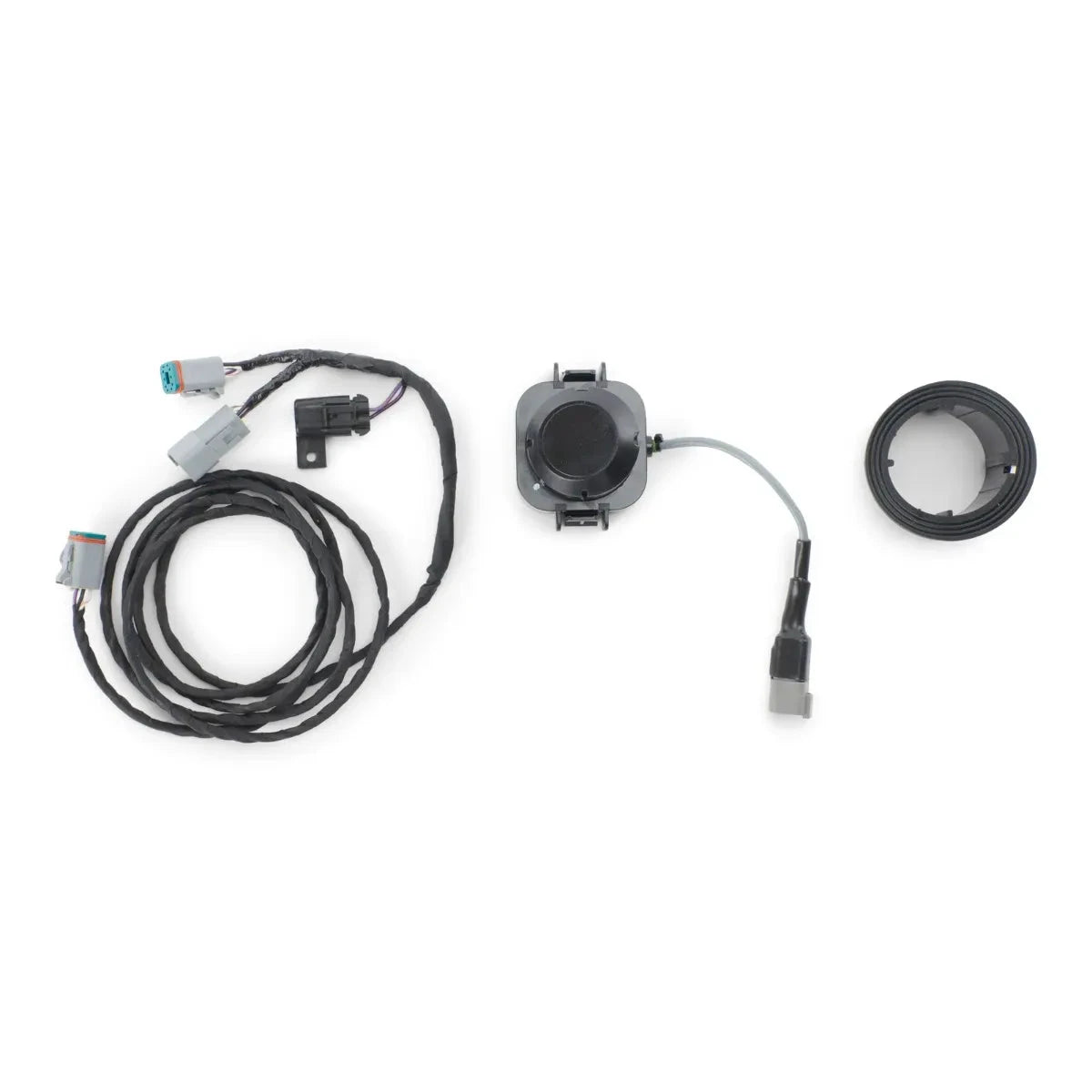 Sea-Doo depth finder display with wiring harness and mounting ring kit for PWC.