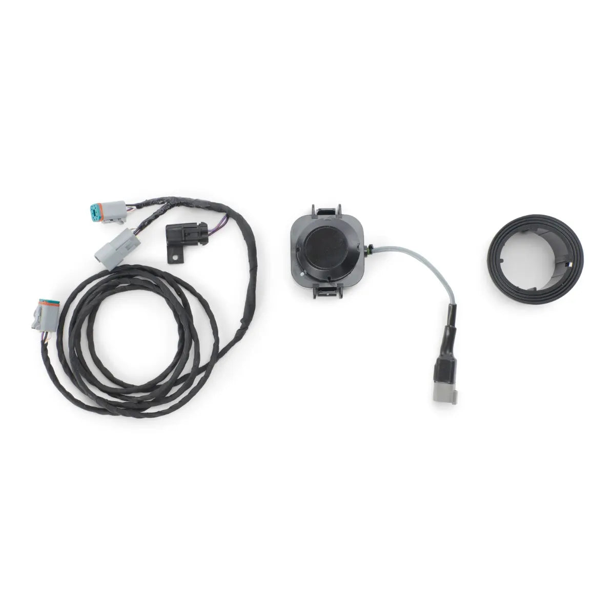 Sea-Doo Depth Finder kit with wiring harness, connectors, and mounting ring