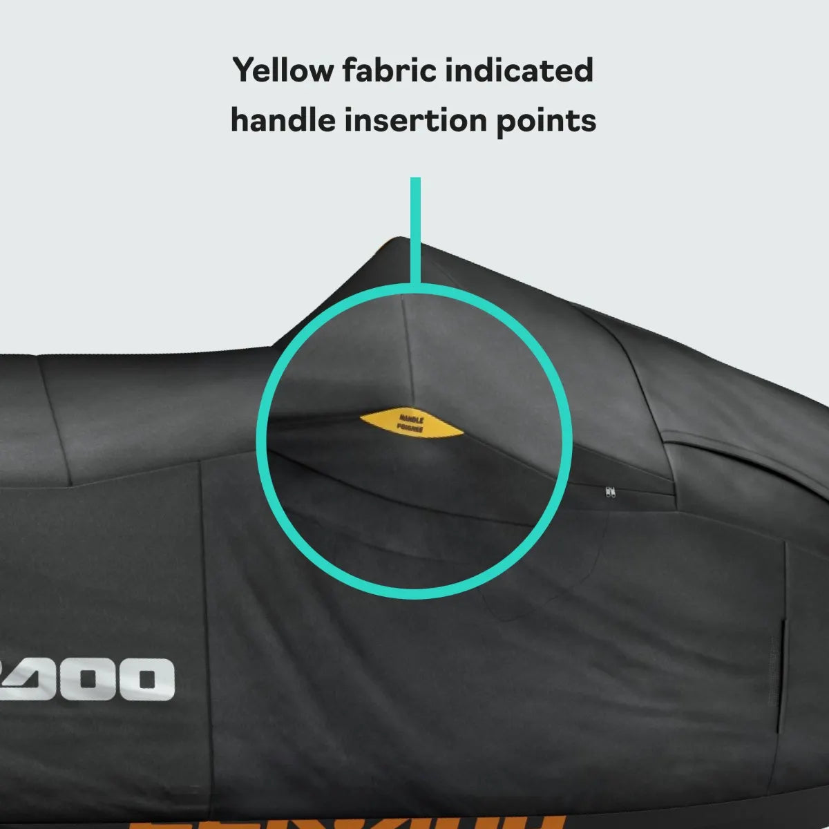 Sea-Doo PWC Cover for GTI & GTR (2020-2026), black watercraft storage cover