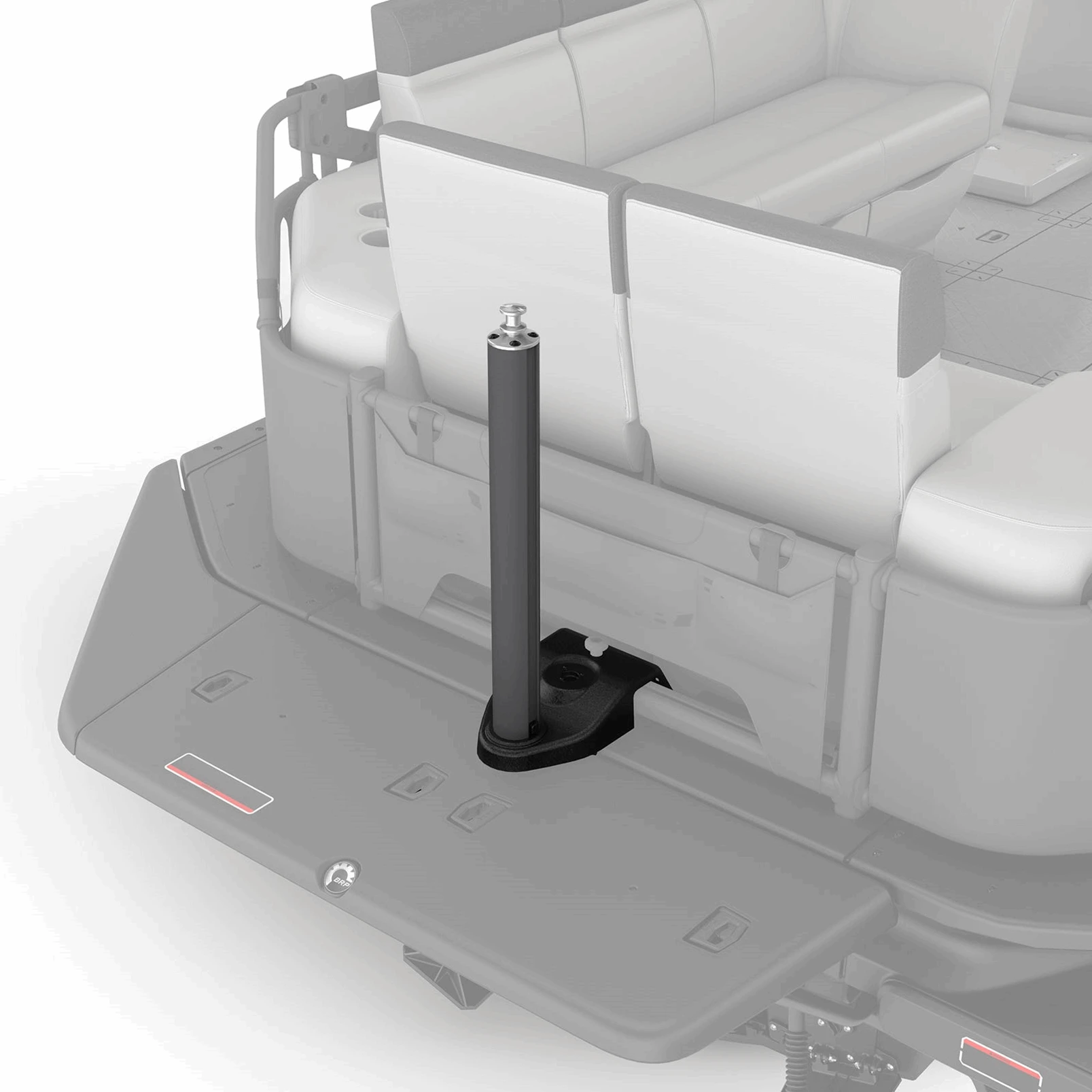 Sea-Doo Switch Wake and Ski Pylon; black vertical ski tow pole mounted on the rear deck.