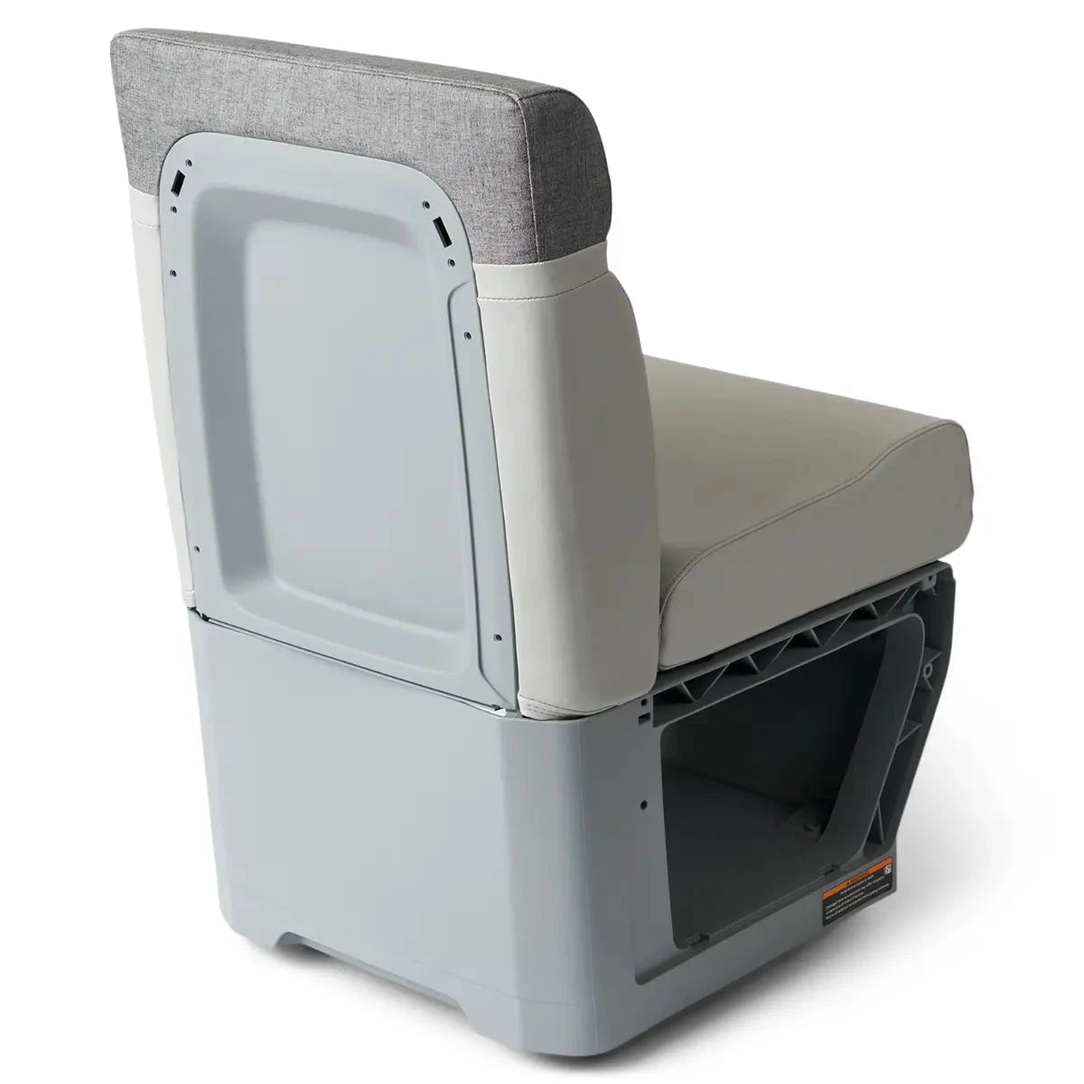 Sea-Doo Switch Quick-Attach single seat; gray fabric cushion and light-gray base