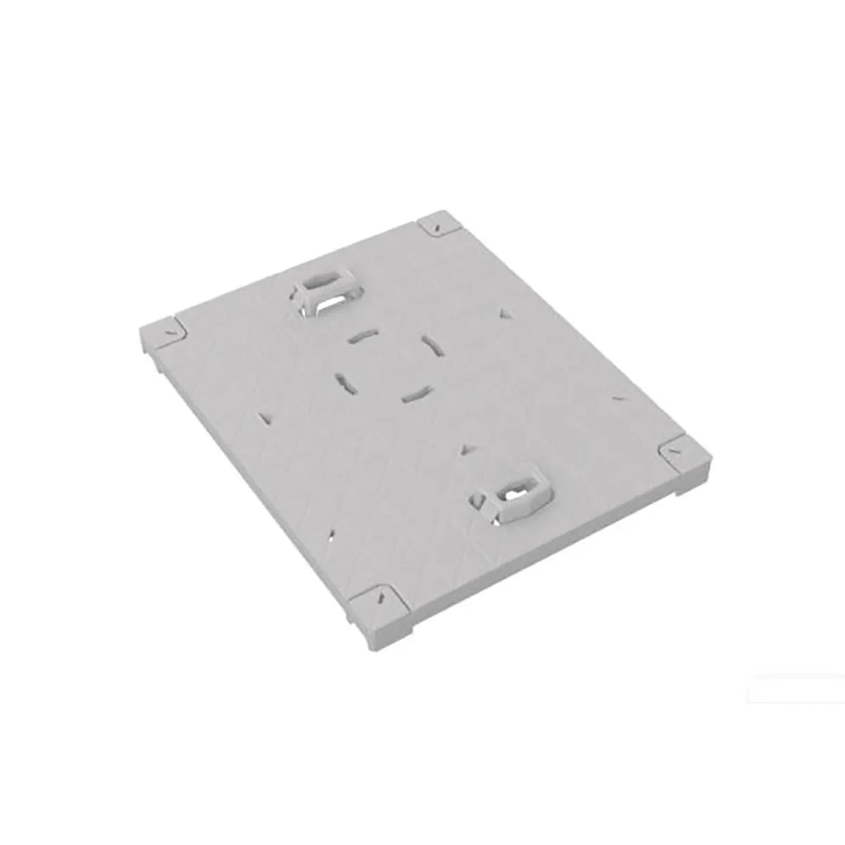 Sea-Doo Switch LinQ Cargo Tile mounting plate; light gray square panel with mounting holes.
