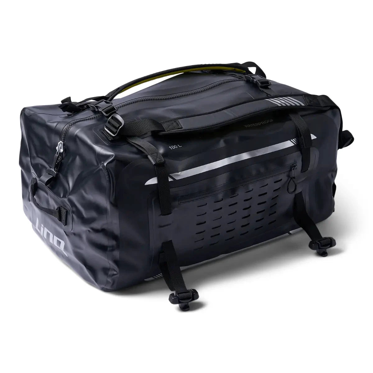 Sea-Doo LinQ Explorer Bag, black waterproof cargo bag for vehicle storage