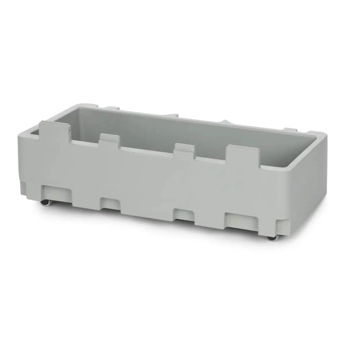 Sea-Doo LinQ 13.5 US gal cooler extension, gray plastic with wheels and double-latch