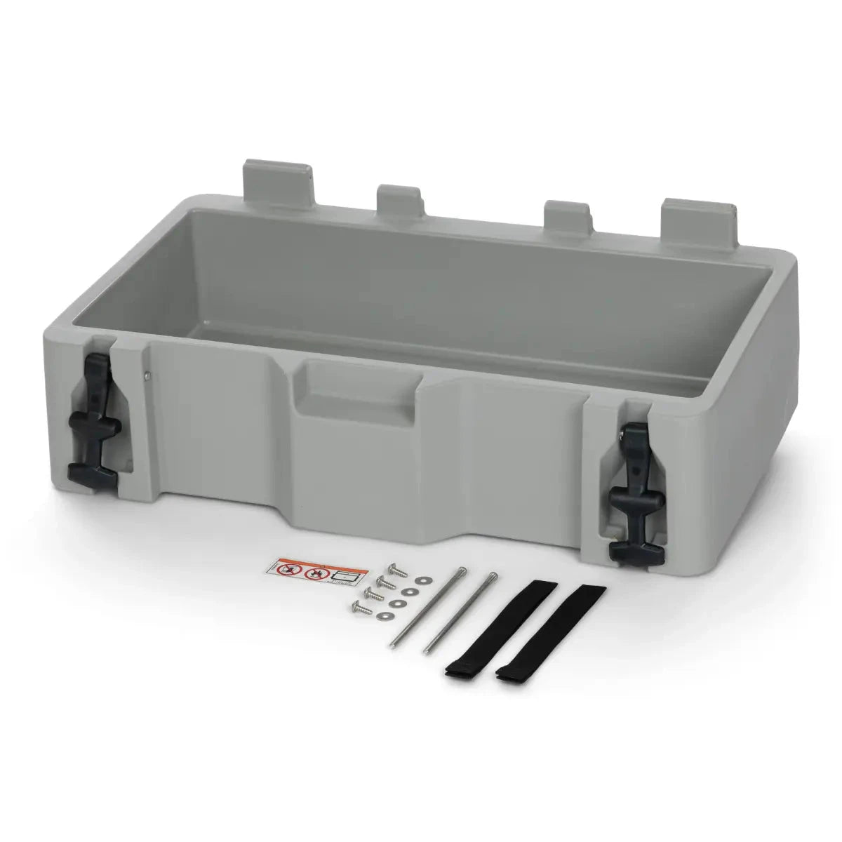 Sea-Doo LinQ 13.5 US Gal Cooler Extension, gray plastic with double latches and mounting hardware