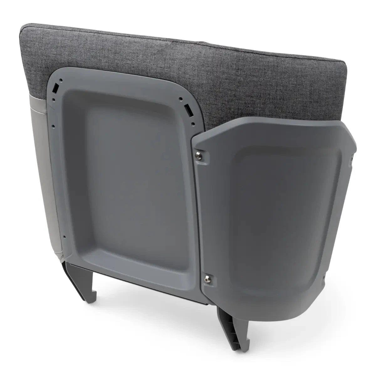 Sea-Doo Switch seat corner backrest LH in gray plastic with mounting hardware