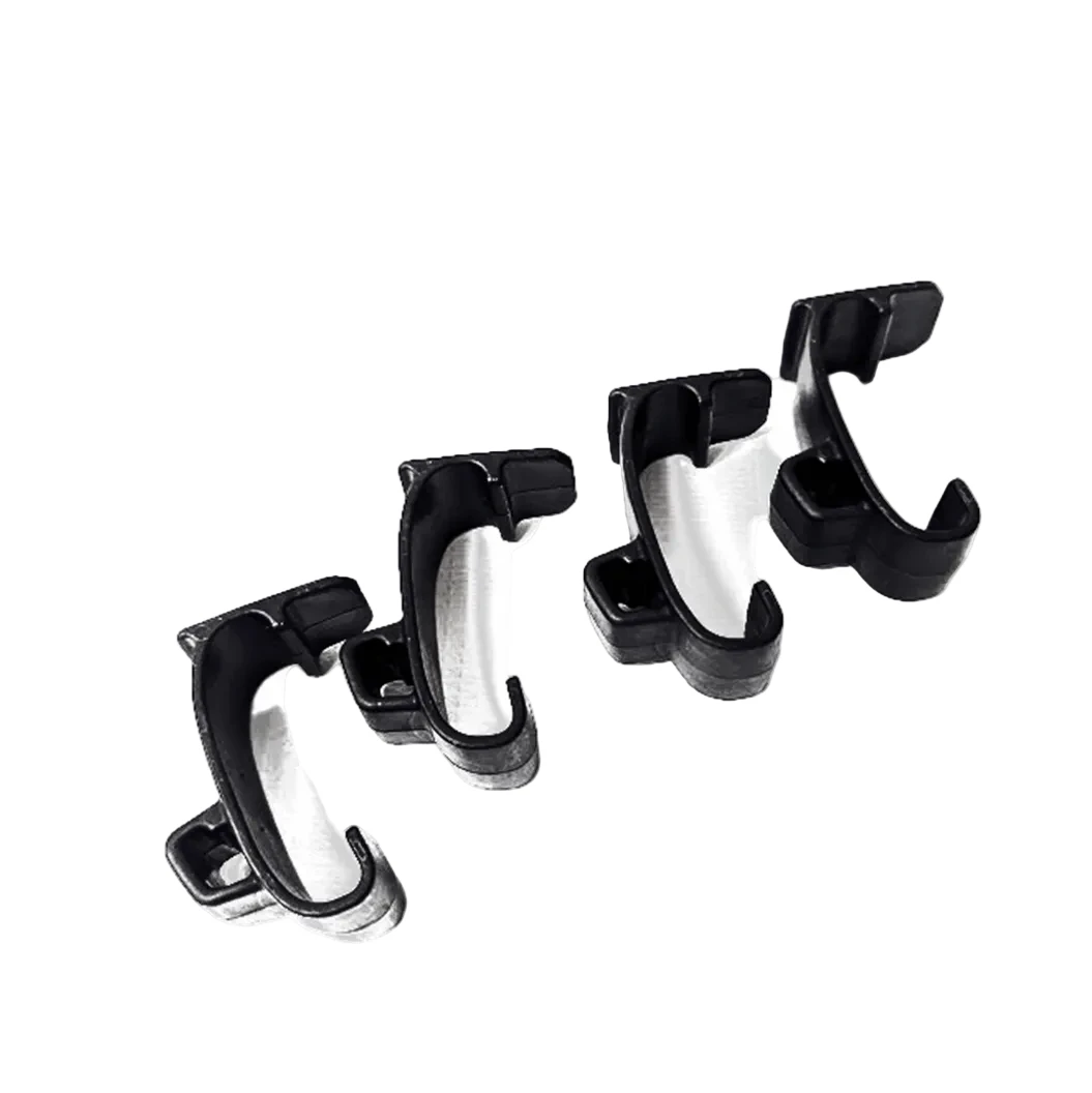 Sea-Doo Switch Rail Service Kit: four black plastic clamps