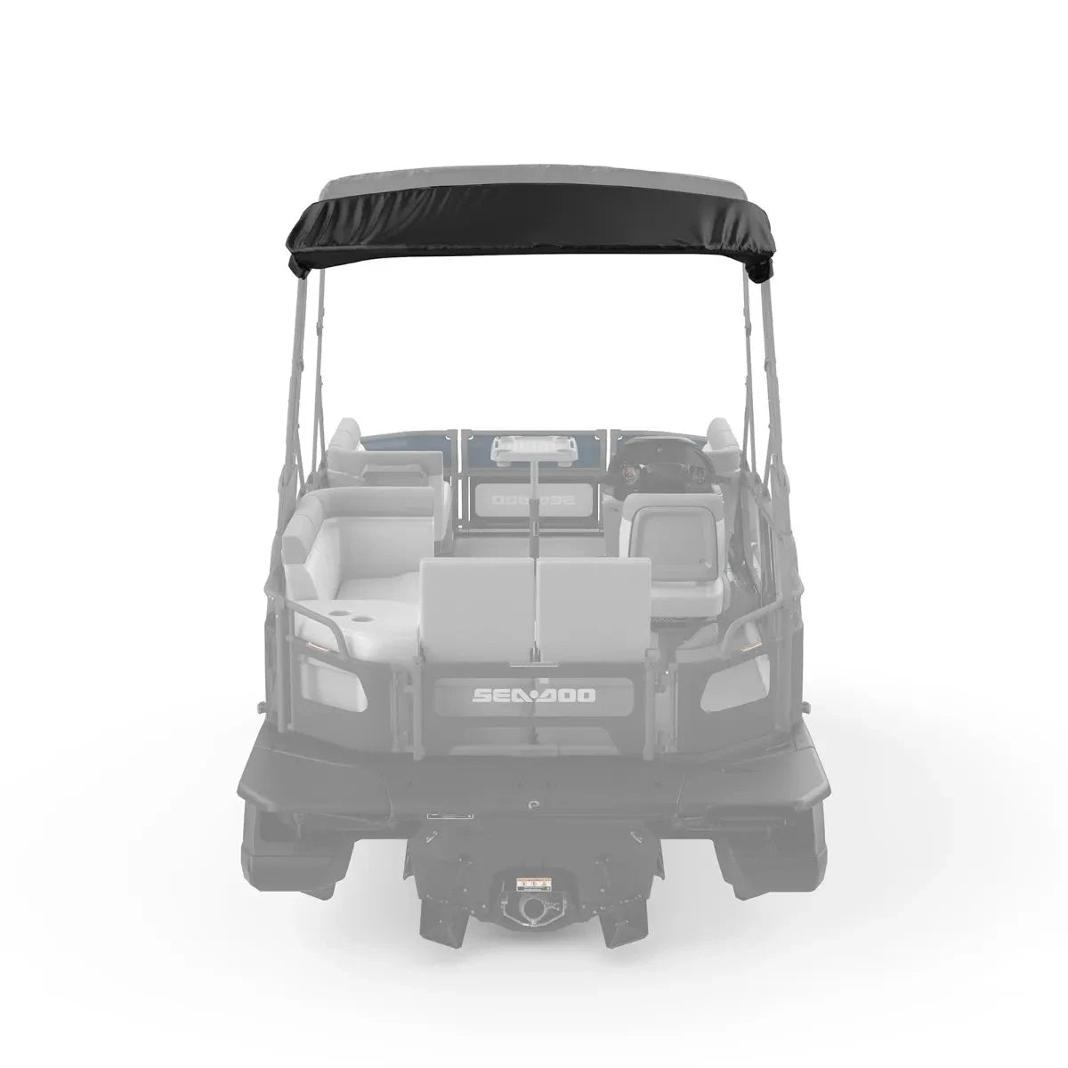 Sea-Doo Switch Double Bimini Top Sleeve, black fabric canopy for Sea-Doo watercraft