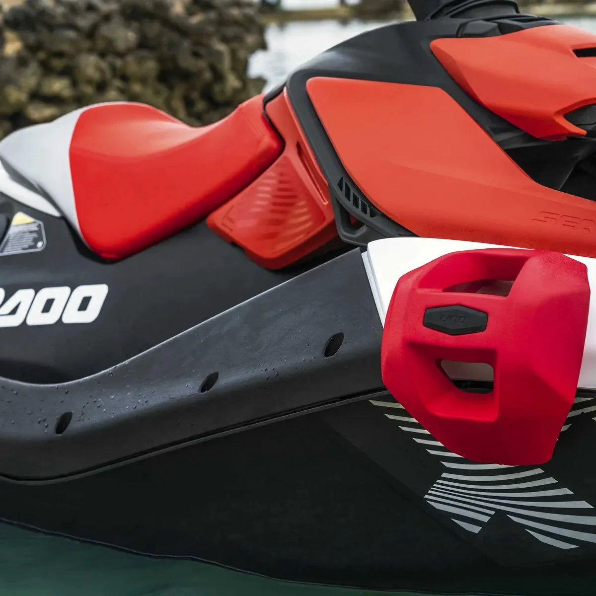 Sea-Doo Spark LinQ Lite Fenders, red docking accessories for watercraft care (2)