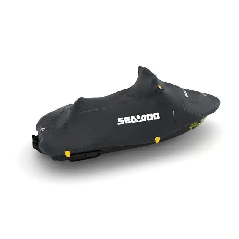 Sea-Doo PWC cover for Spark 1-2 seater, dark gray with yellow clips