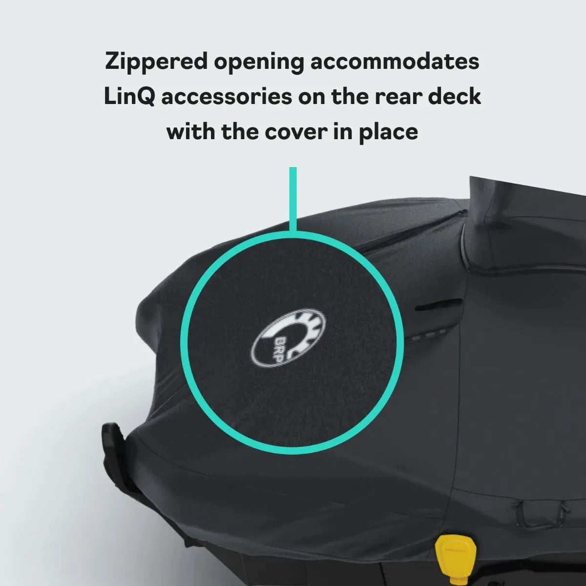 Sea-Doo PWC Cover for Spark 3 Seater, BRP OEM, black with BRP logo