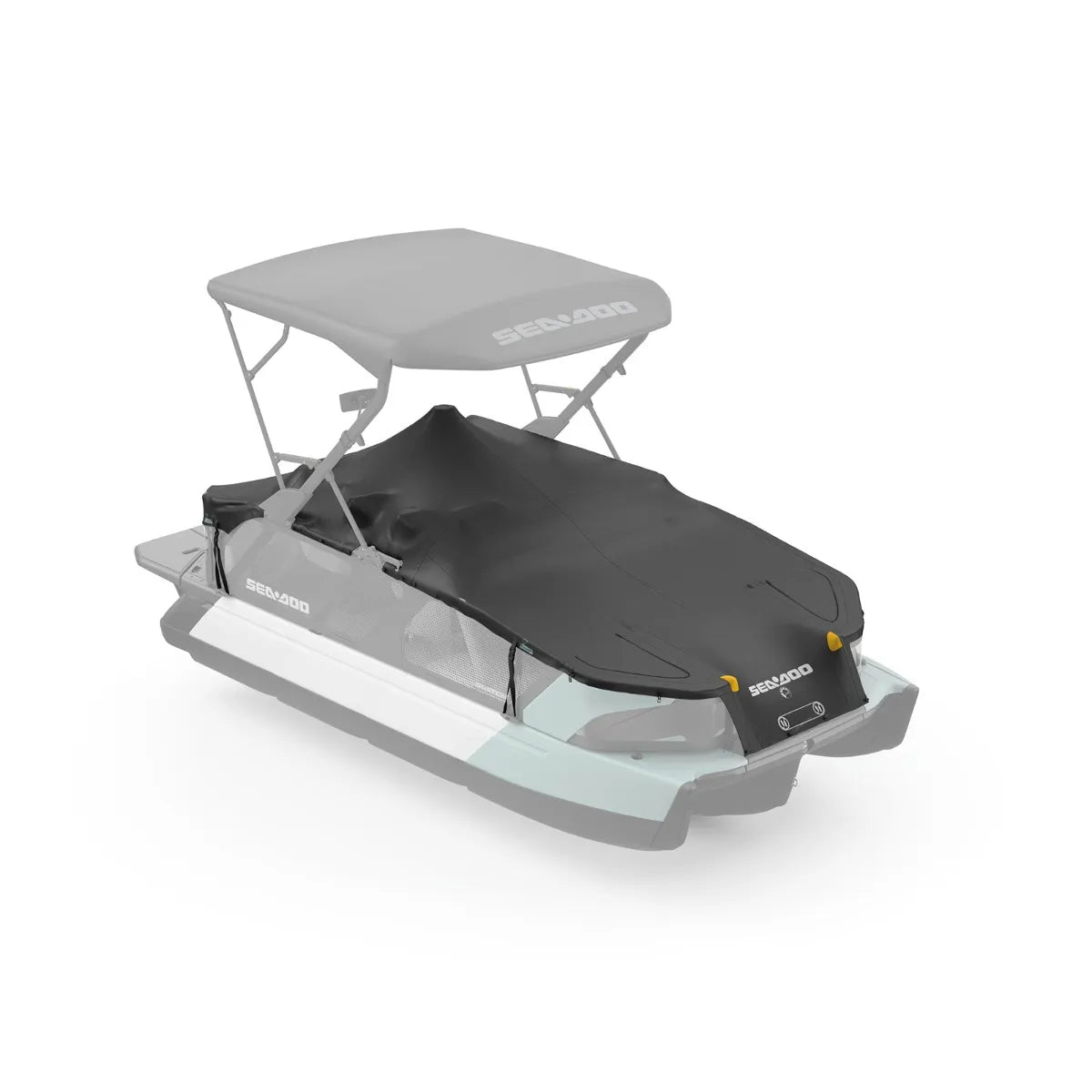 Switch cover for Sea-Doo BRP Switch Sport 18 watercraft; gray mooring and trailering cover.
