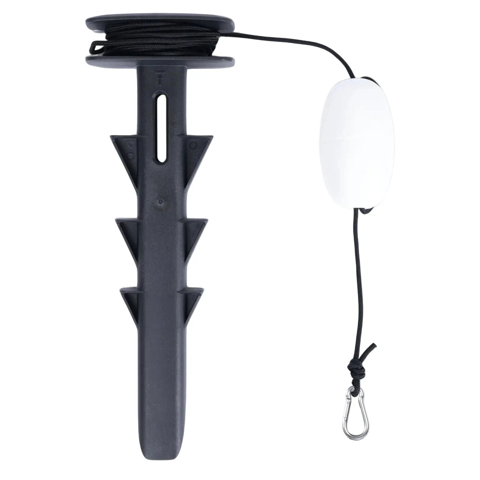 Sea-Doo spike anchor two-piece set with black stake, rope, and white float