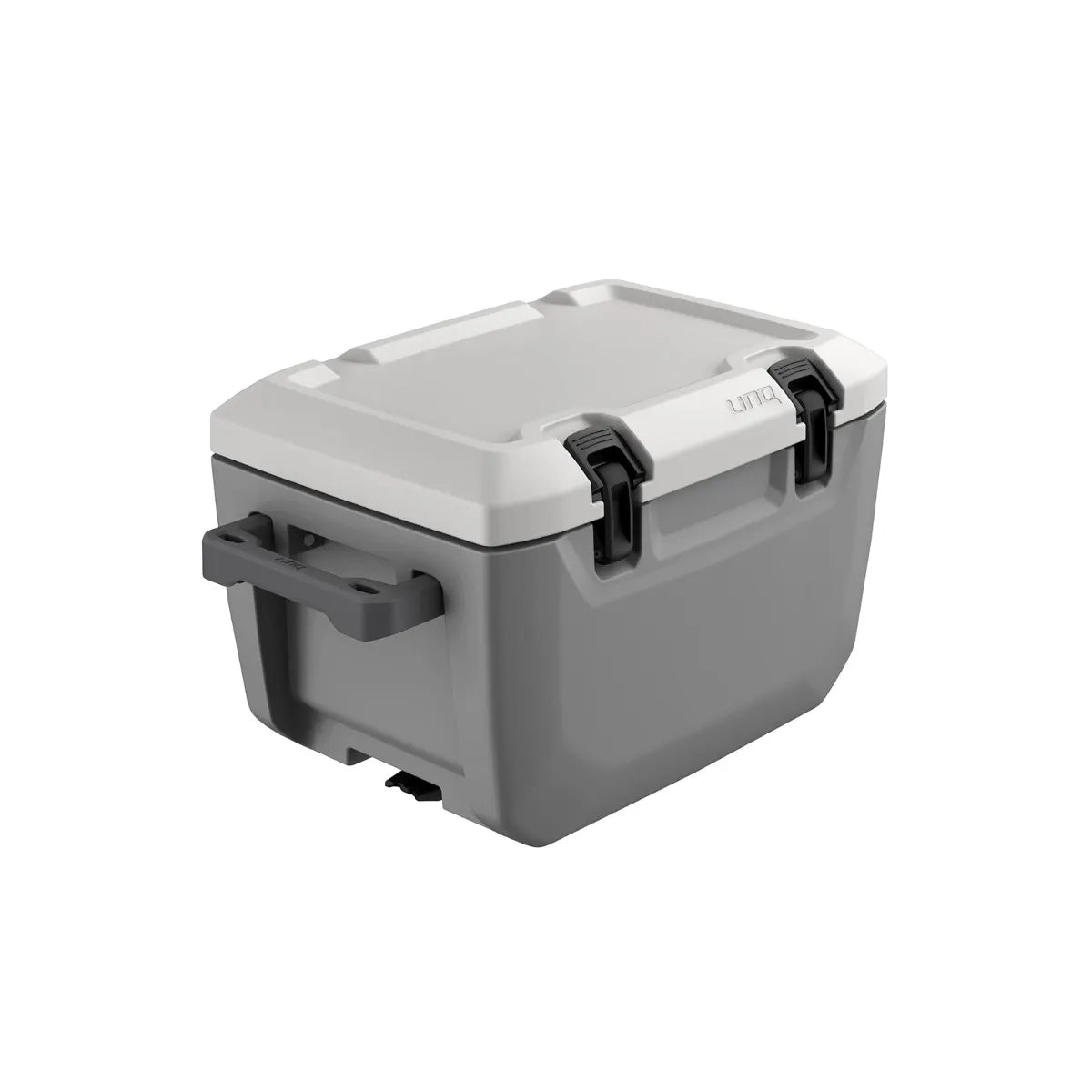 Sea-Doo LinQ Cooler 5.3 US gal, gray body with white lid and black latches