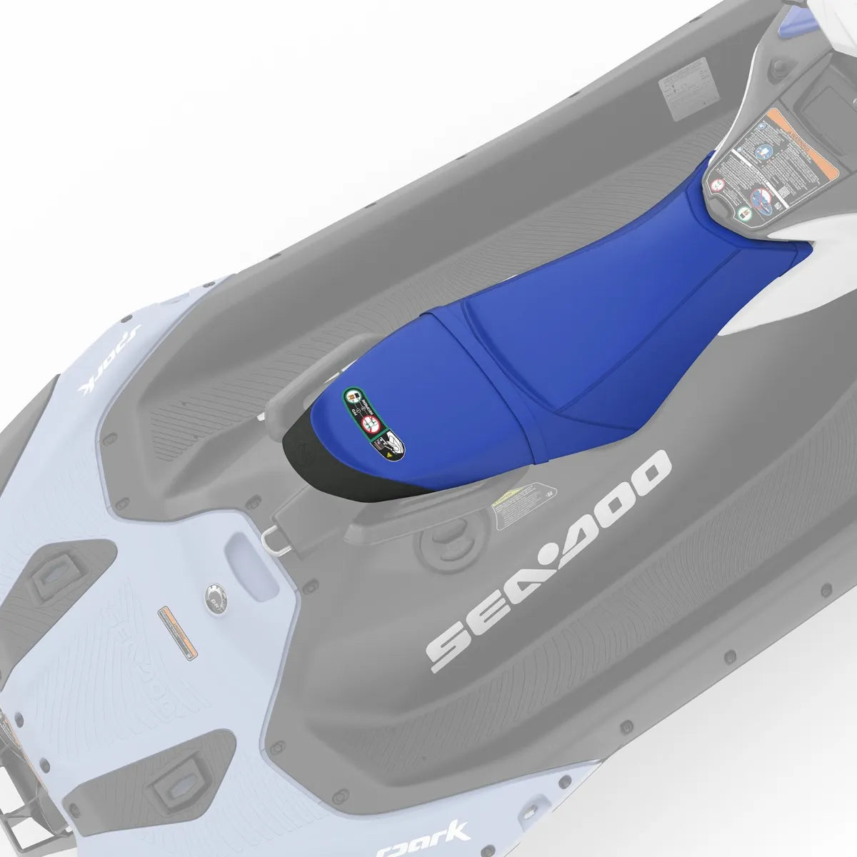 Sea-Doo Trixx 2 Up Seat, dazzling blue, for Sea-Doo watercraft
