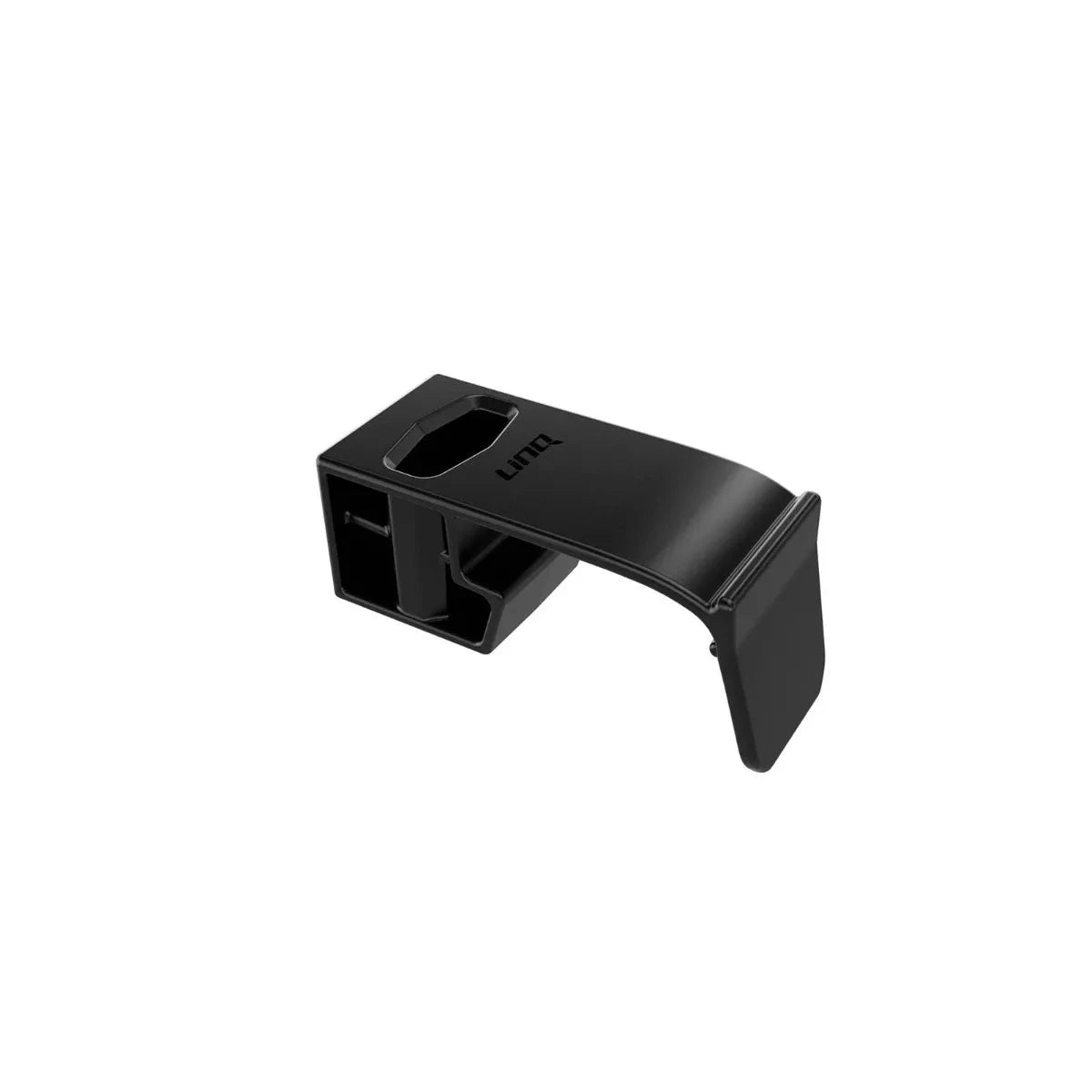 Sea-Doo LinQ Lite Holder for Rail, black plastic LinQ accessory adding extra storage for watercraft.