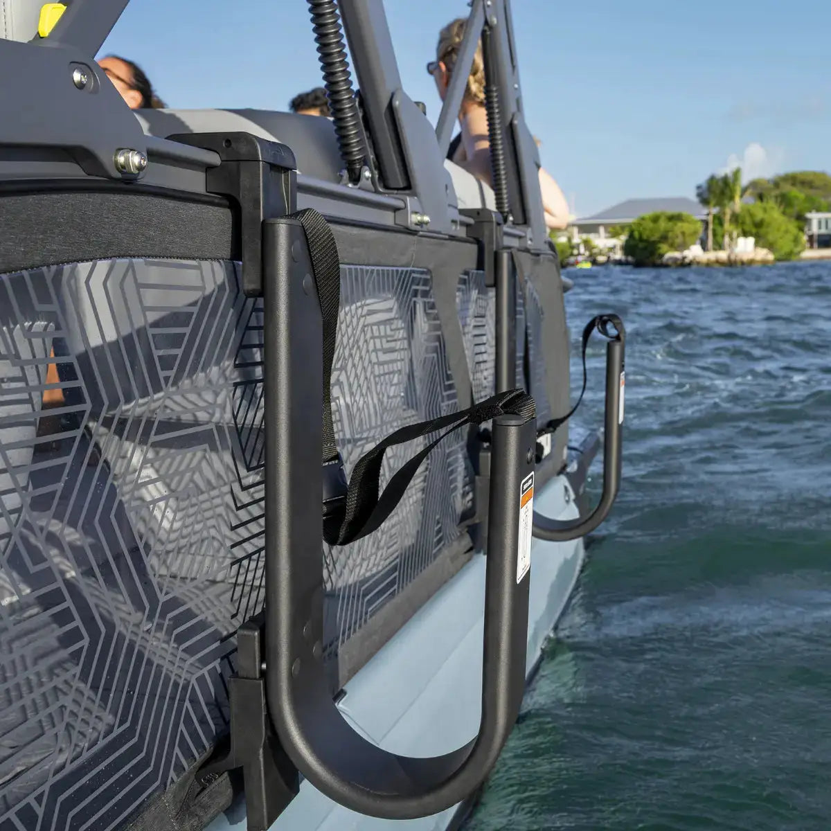 Sea-Doo Switch Pontoon paddle board holder, BRP Sea-Doo, black metal racks