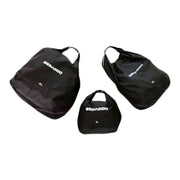 Sea-Doo three-pack watertight roll-top bags, black with white logo