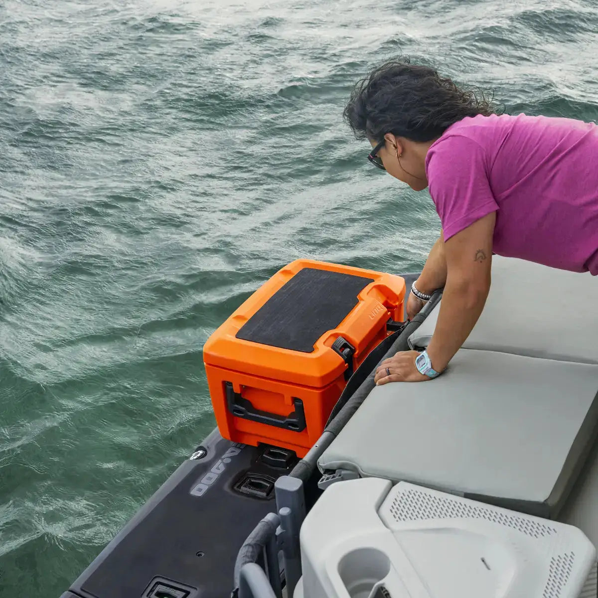Sea-Doo LinQ 5.3 US gal Limited Edition Race Orange fuel tank for watercraft