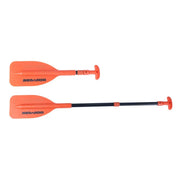 Sea-Doo retractable paddles for PWC, orange blades with adjustable shafts, 2-pack.