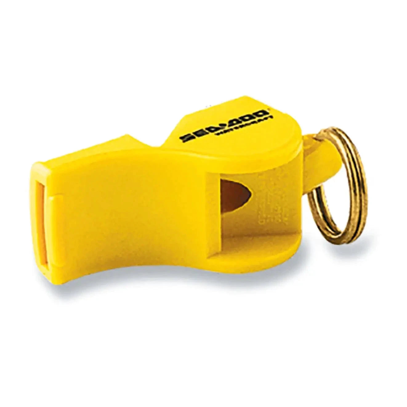 Sea-Doo whistle yellow pea-less with key ring for PWC accessories