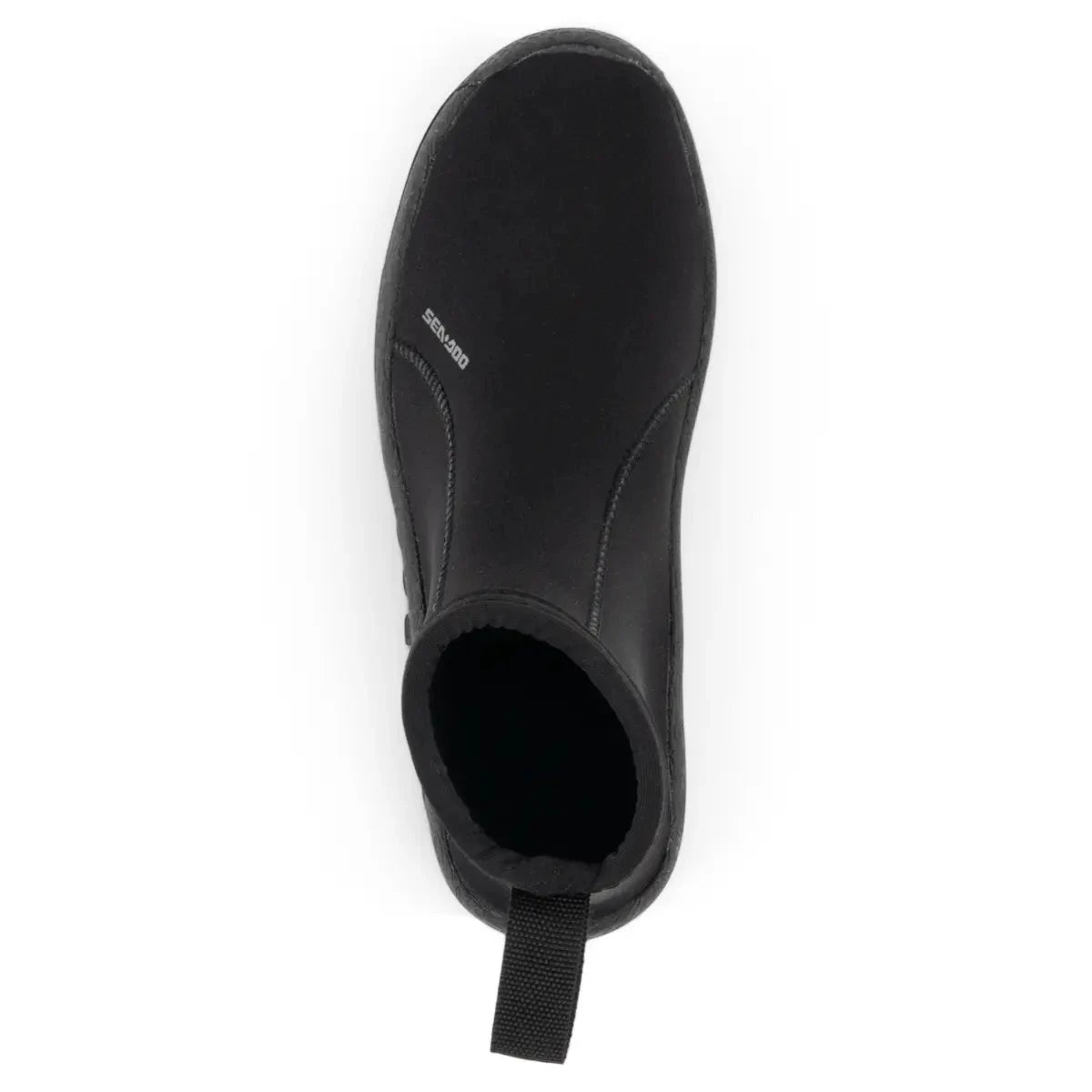 Sea-Doo neoprene riding shoes, black with back pull tab
