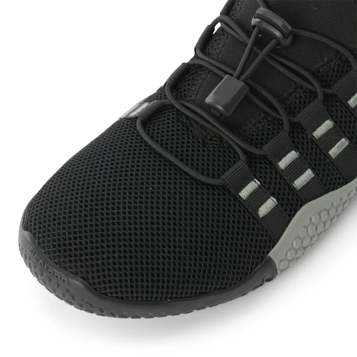 Sea-Doo Aqua Shoes 444268, black mesh riding gear shoes with bungee lace system